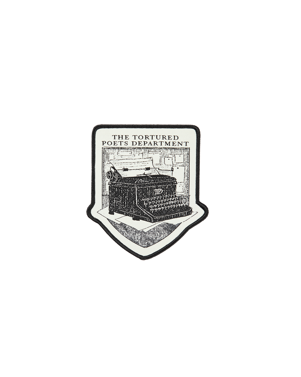 The Tortured Poets Department Black Jacket & 2 Patch Set Bundle