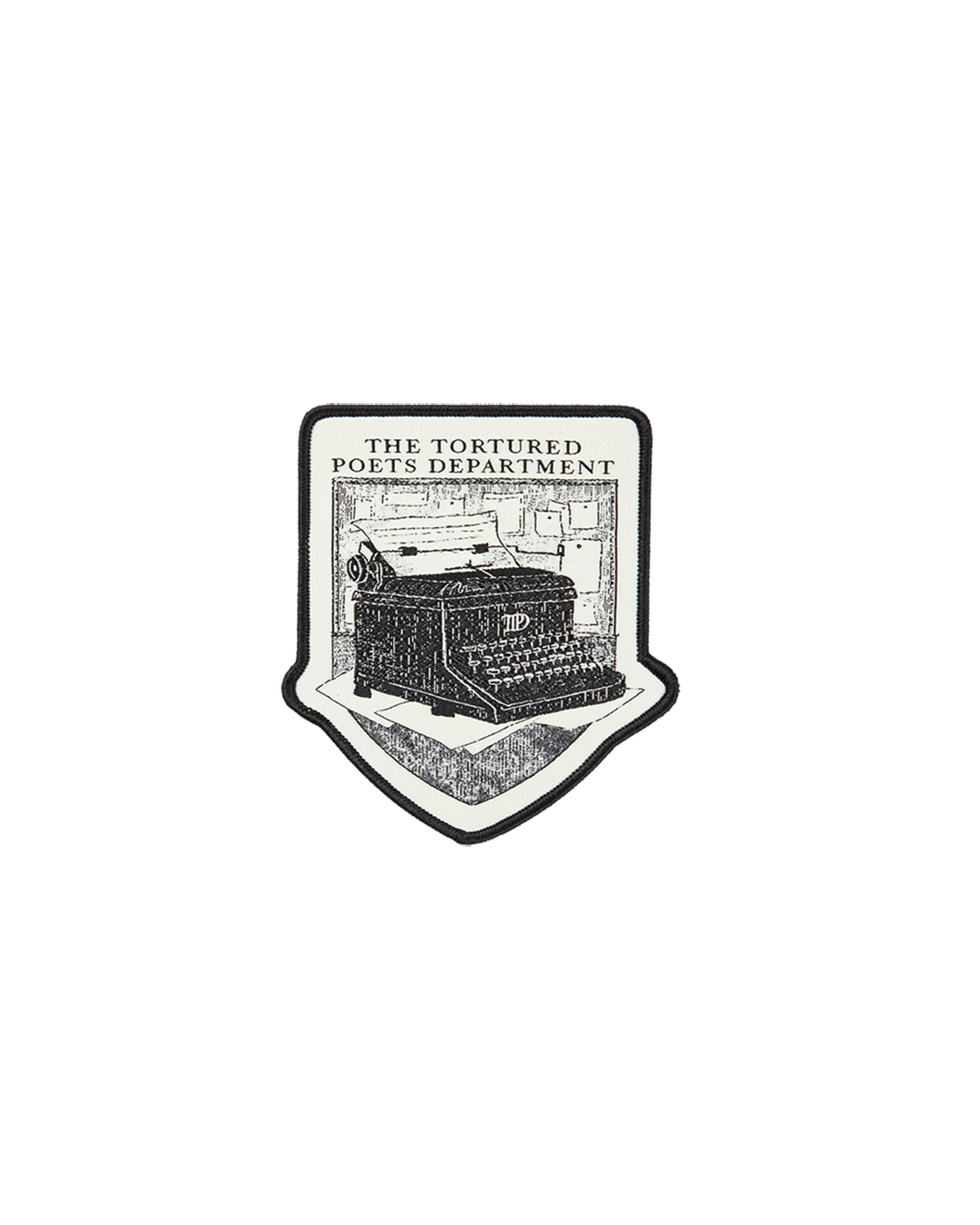 The Tortured Poets Department Black Jacket & 2 Patch Set Bundle