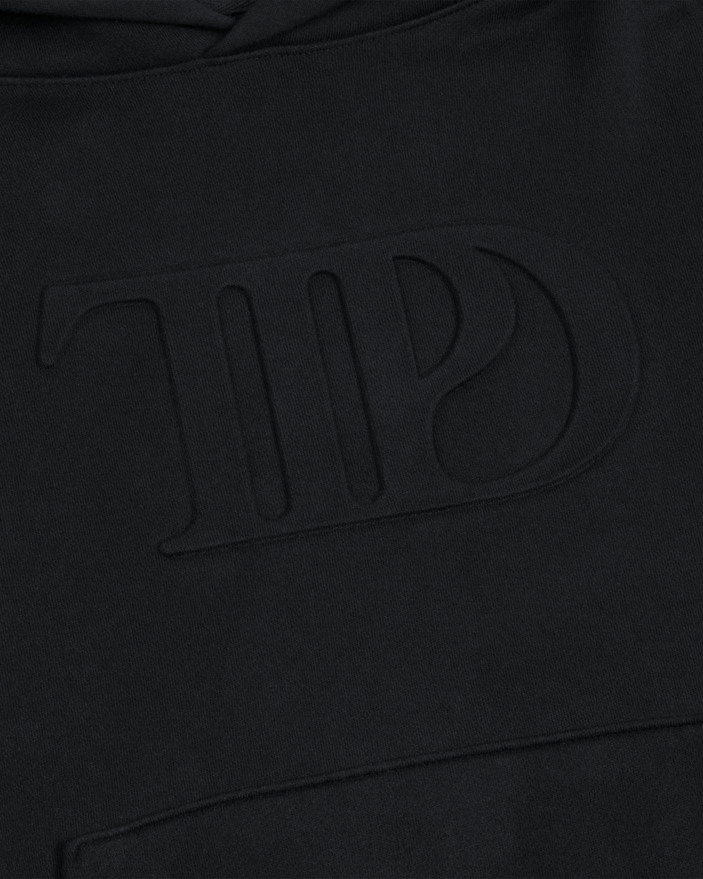 TTPD Black Embossed Hoodie