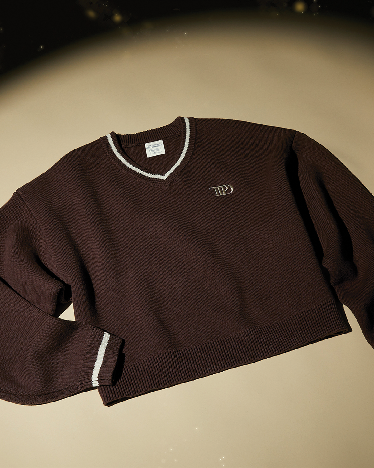 TTPD V-Neck Cropped Sweater