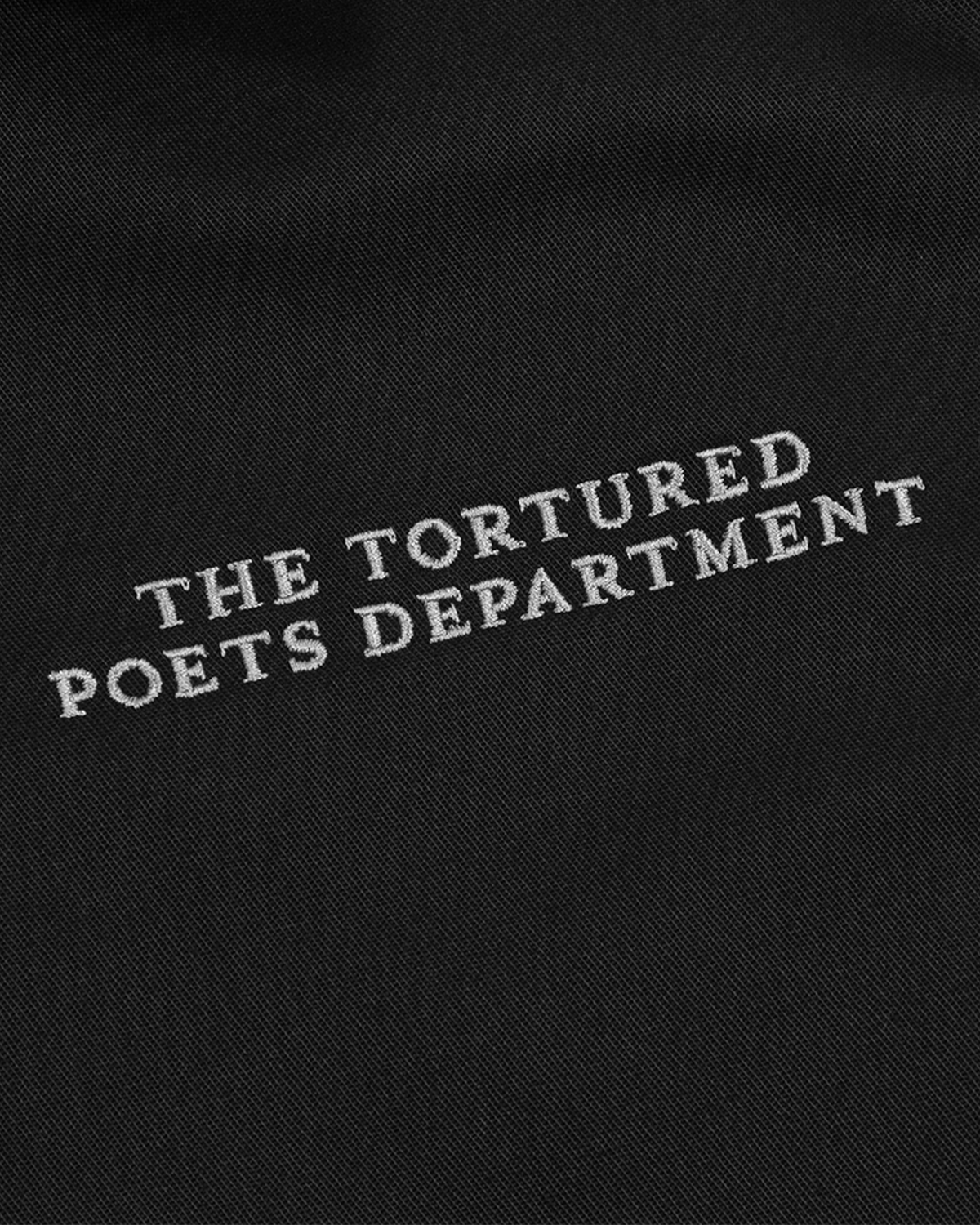 The Tortured Poets Department Black Jacket & 2 Patch Set Bundle