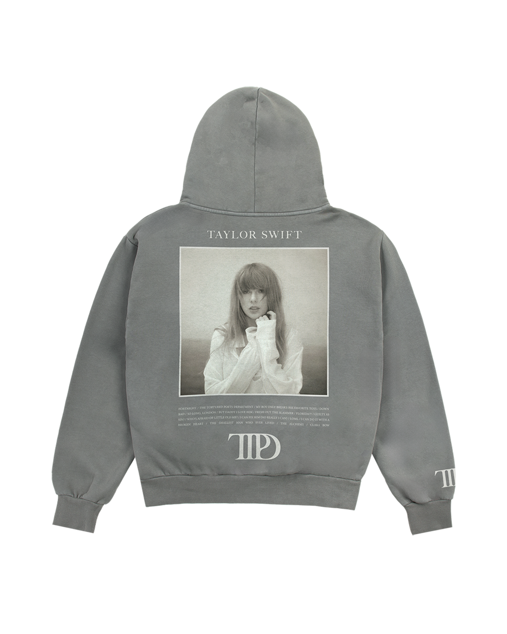 The Tortured Poets Department Gray Hoodie