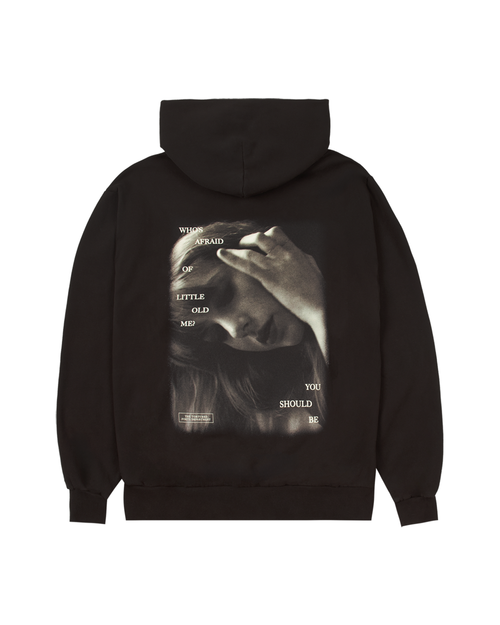 Who's Afraid Of Little Old Me? Dark Brown Hoodie